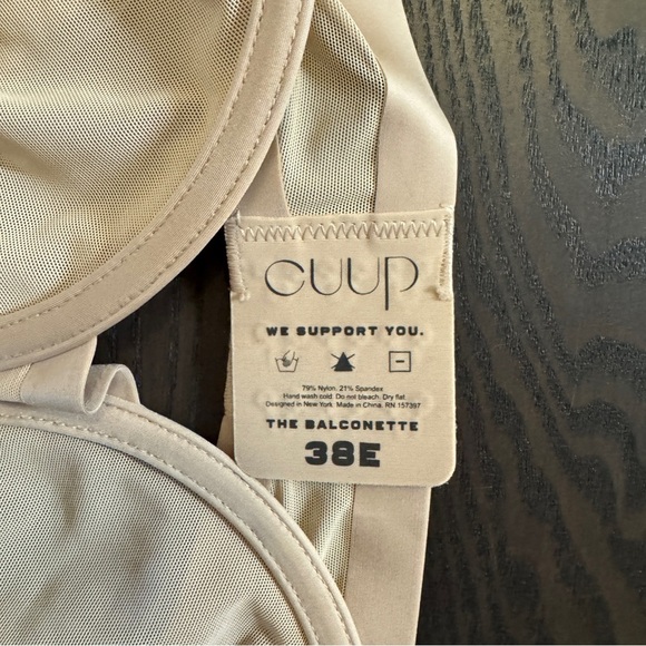 CUUP Balconette Bra Set in Sand - Picture 7 of 11